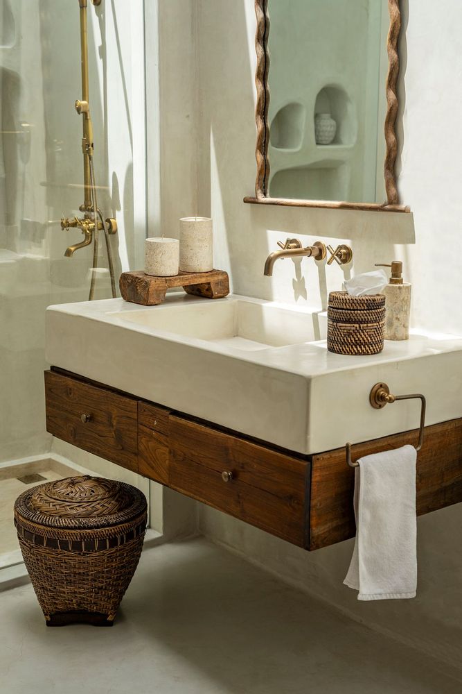Coffrets et boîtes - La Boîte à Mouchoirs Colonial - Brun Naturel - BAZAR BIZAR LIVING