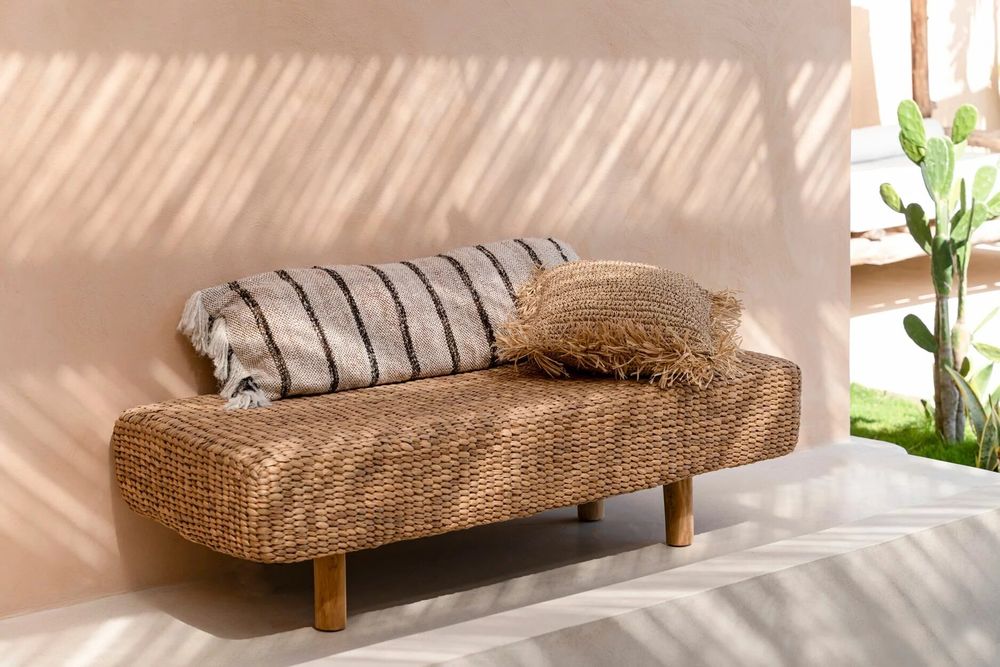 Coussins - Housse de coussin « The Oh My Gee », blanc bohème, 35 x 100 cm - BAZAR BIZAR LIVING