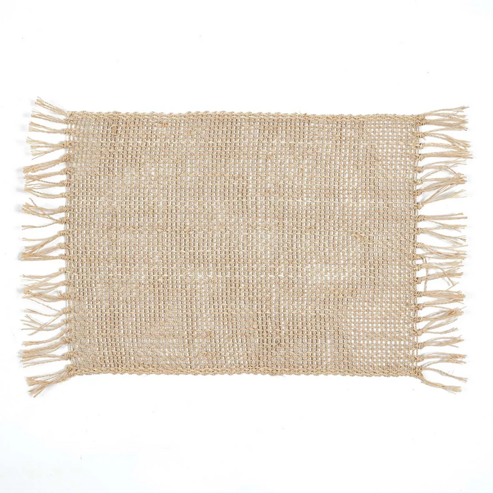 Sets de table - Le Tapis de Table en Herbe de Mer Isey - Naturel - BAZAR BIZAR LIVING