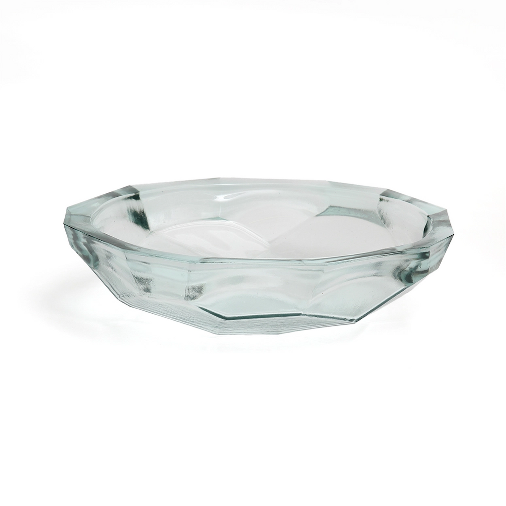 Glass - The Origami Bowl - Blue - L - BAZAR BIZAR LIVING