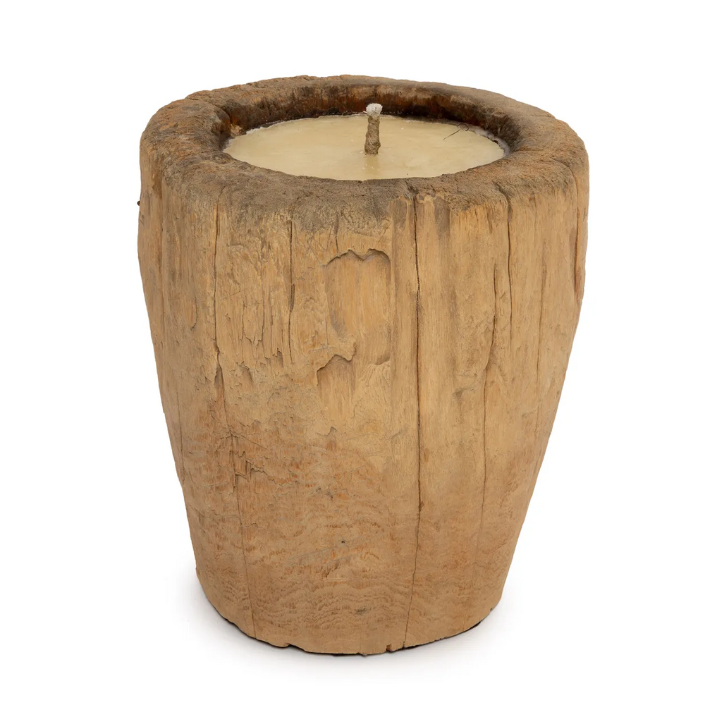 Bougeoirs et photophores  - Le Tronc de Bougie - Naturel - BAZAR BIZAR LIVING