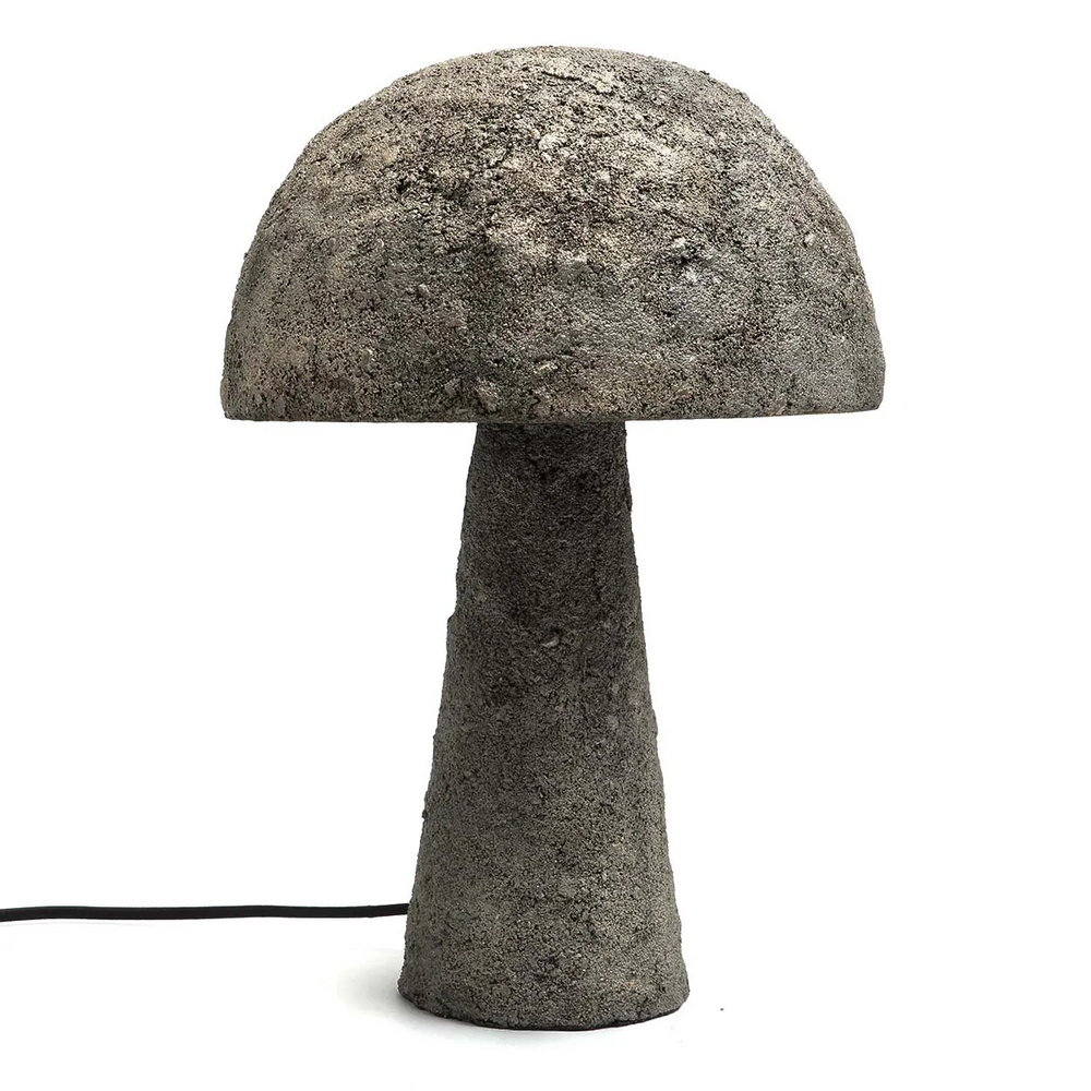 Lampes à poser - La Lampe de Table Champignon en Béton - BAZAR BIZAR LIVING