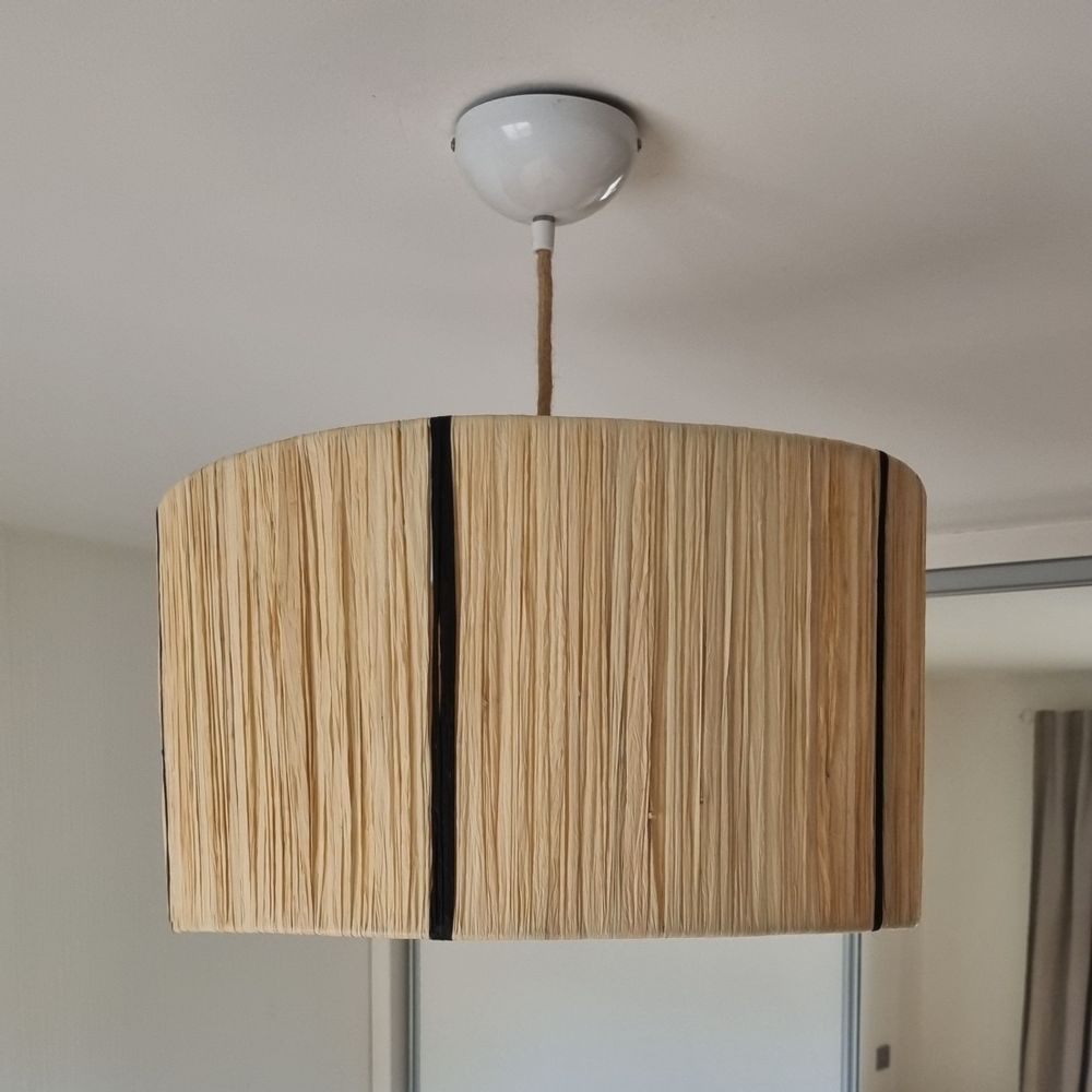 Hanging lights - Raffia pendant - ETINCELLES
