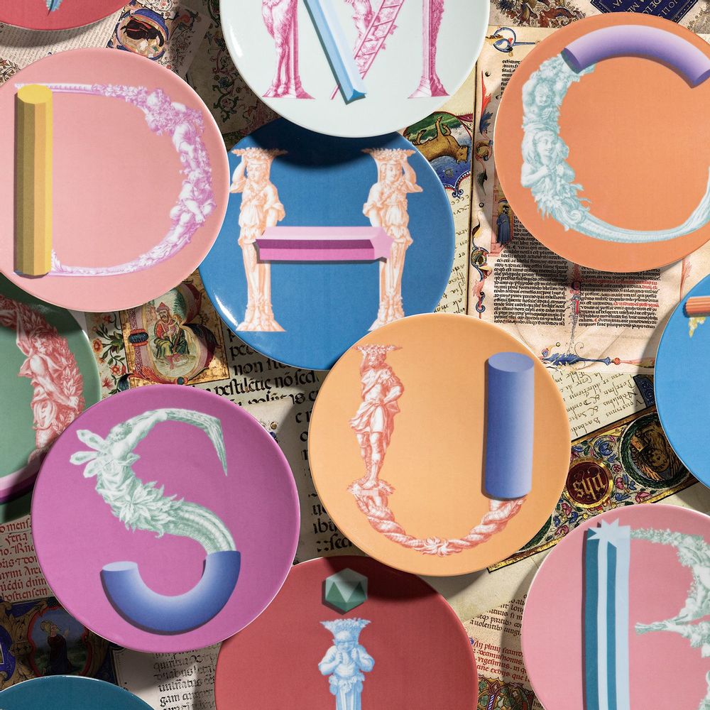Objets design - Alfasolido Plates Collection - GRAND TOUR BY VITO NESTA