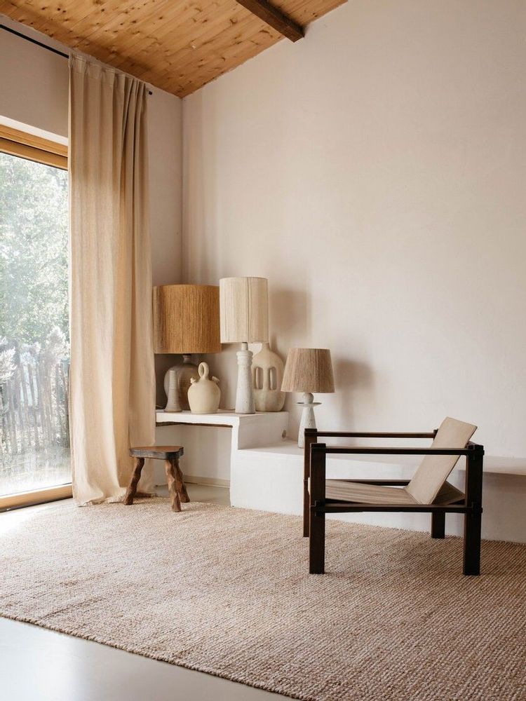 Bespoke carpets - BEJA RUG HANDWOVEN IN UPCYCLED COTTON - SAUDADE DESIGN