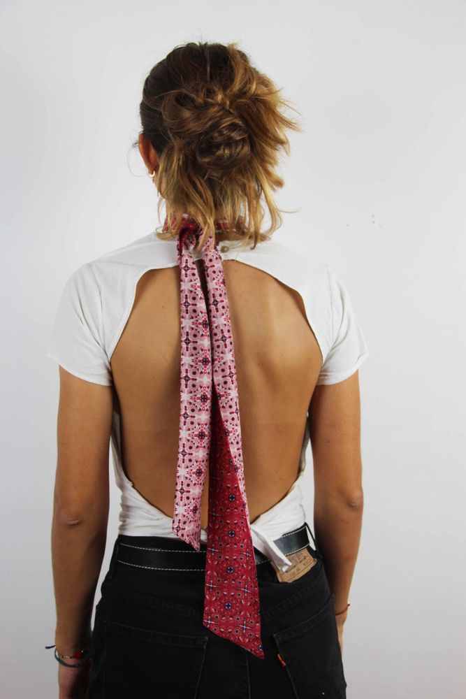 Scarves - Les Bandeaux Slash Les Belles Vagabondes Silk Scarf - LES BELLES VAGABONDES