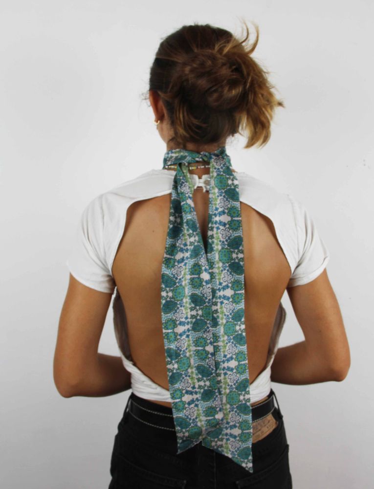 Scarves - Les Bandeaux Slash Les Belles Vagabondes Silk Scarf - LES BELLES VAGABONDES