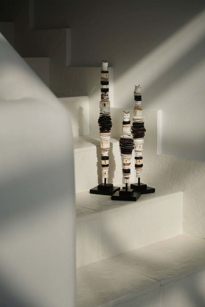 Objets de décoration - Le Coquillage Money sur Stand - Noir Blanc - S - BAZAR BIZAR LIVING