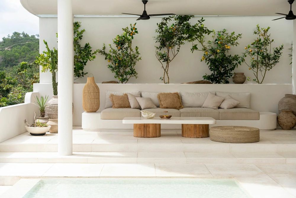 Assiettes au quotidien - L'énorme pouf, naturel - BAZAR BIZAR LIVING