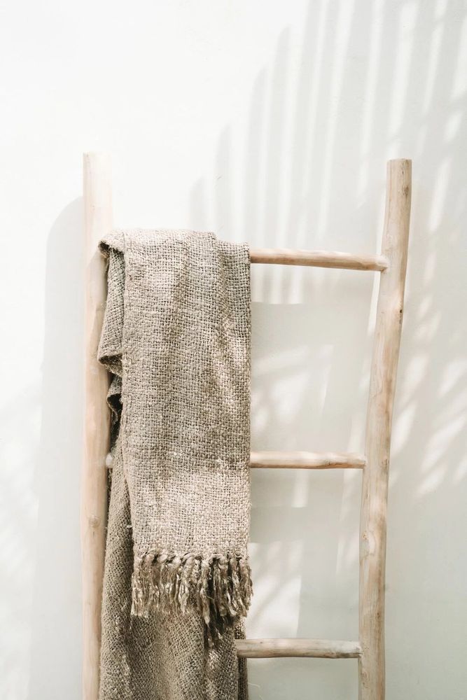 Throw blankets - The s'il vous Plaid - Beige - BAZAR BIZAR LIVING