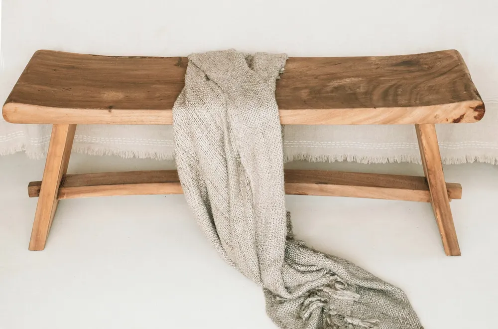 Throw blankets - The s'il vous Plaid - Beige - BAZAR BIZAR LIVING