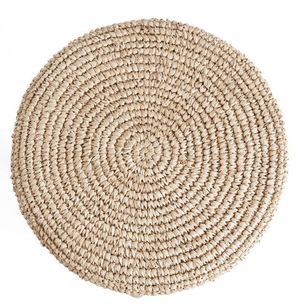 Tabourets - Le Tabouret de Bar Raffia - BAZAR BIZAR LIVING
