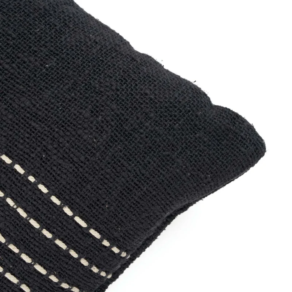 Cushions - The Drizle Cushion Cover - Black White - BAZAR BIZAR LIVING