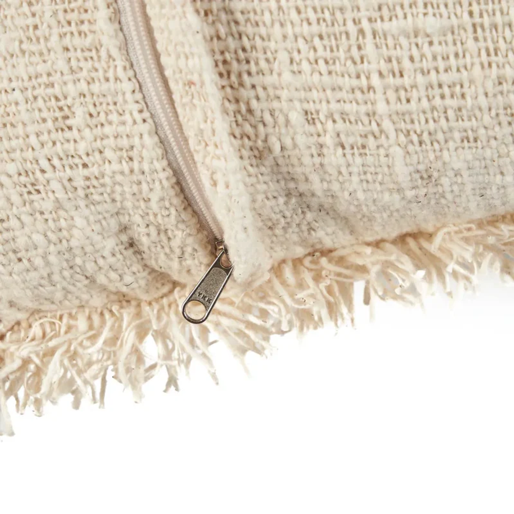 Coussins - Le Coussin French Kiss - Naturel Noir - BAZAR BIZAR LIVING