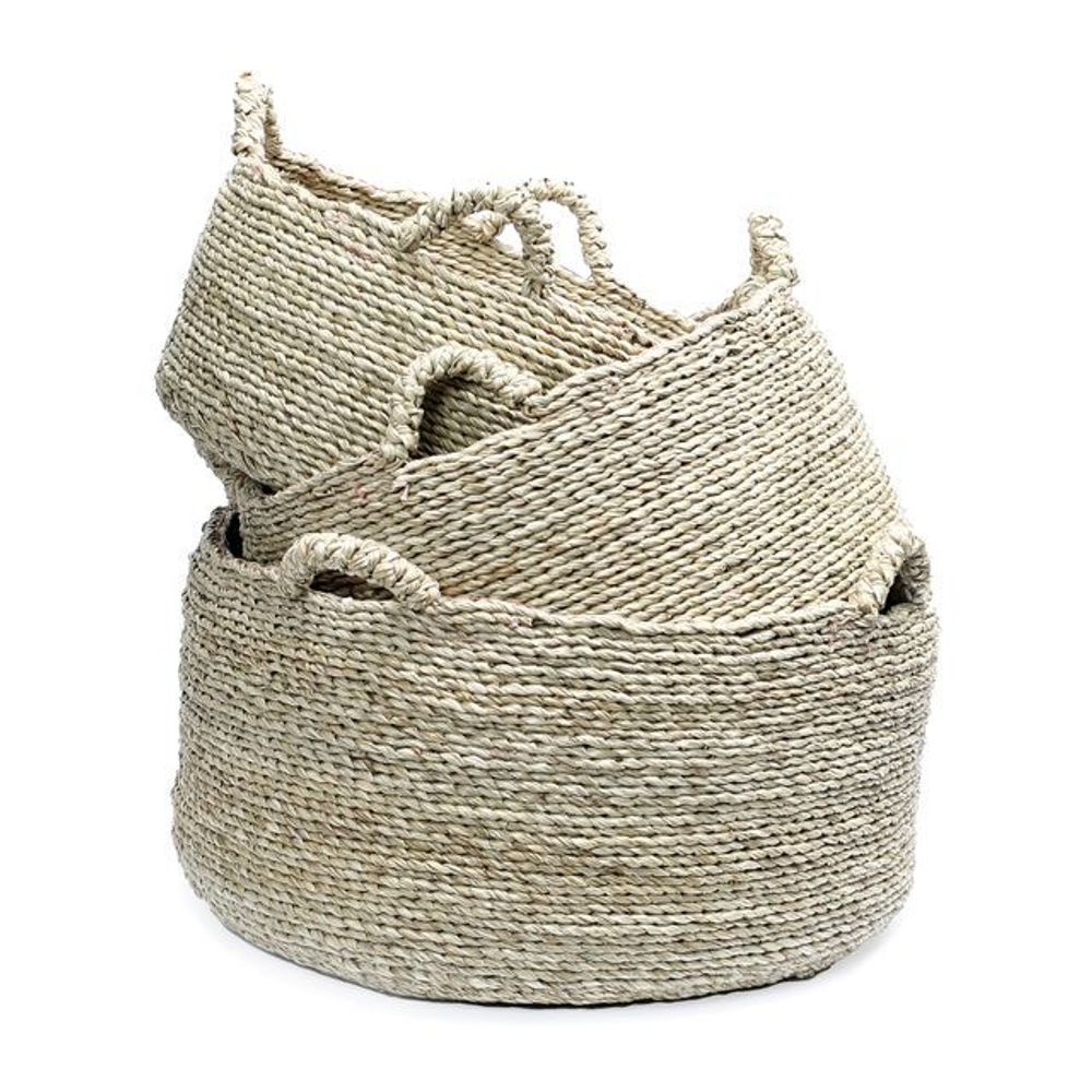 Storage boxes - Les Quatre Mains Baskets - Natural - S - BAZAR BIZAR LIVING