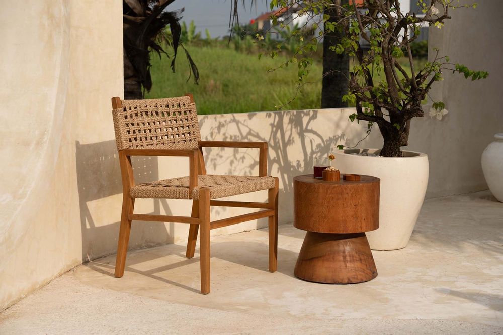Tabourets - Le Tabouret Mitcha - Naturel - BAZAR BIZAR LIVING