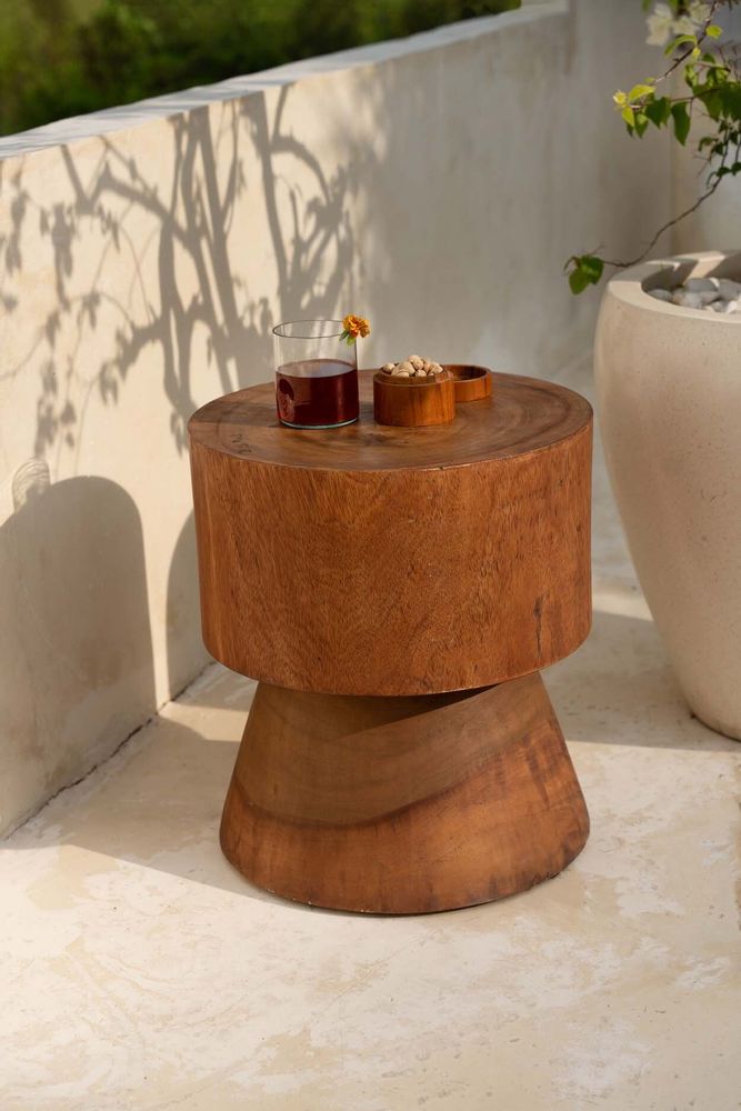 Tabourets - Le Tabouret Mitcha - Naturel - BAZAR BIZAR LIVING