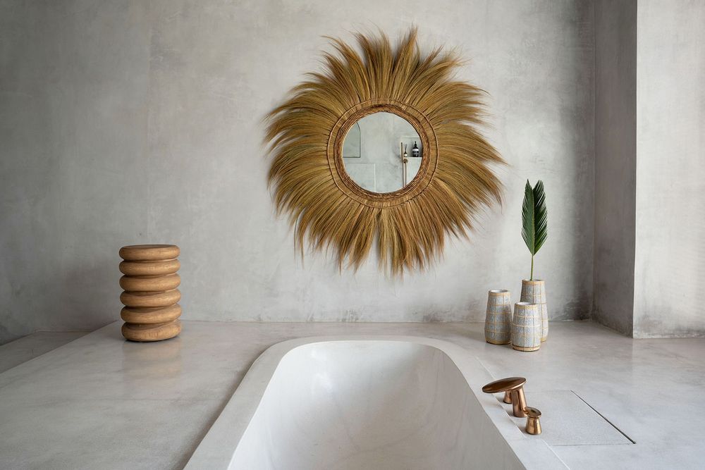 Stools - The Umiko Stool - Natural - BAZAR BIZAR LIVING
