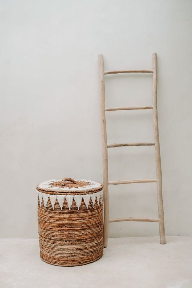 Paniers à linge - Le Panier de Linge Banana Stitched - M - BAZAR BIZAR LIVING