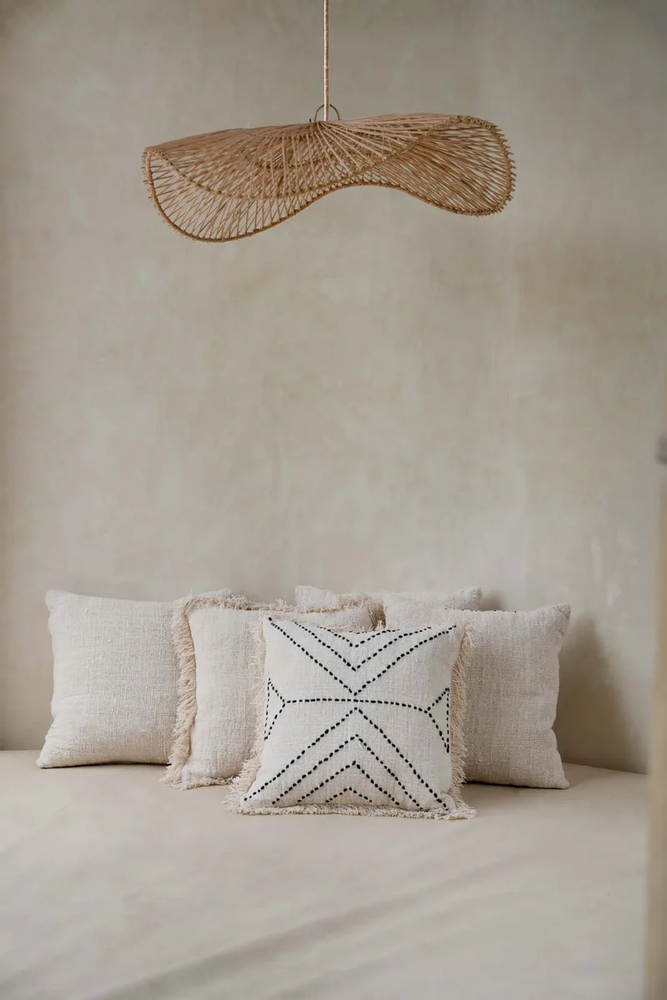 Coussins - Le Coussin Tribal - Naturel Noir - BAZAR BIZAR LIVING