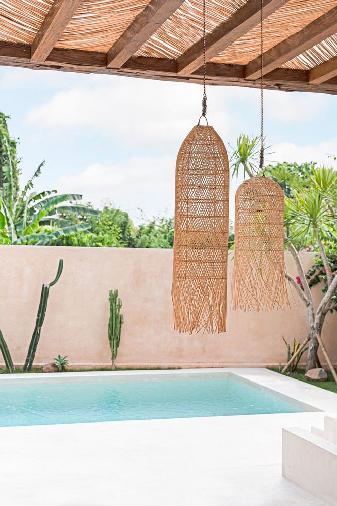 Hanging lights - The Squid Pendant - Natural - M - BAZAR BIZAR LIVING