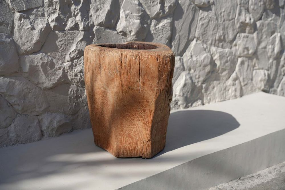 Bougeoirs et photophores  - Le Tronc de Bougie - Naturel - BAZAR BIZAR LIVING