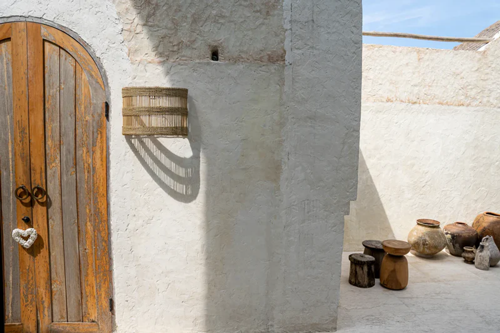 Wall lamps - The Doedoe Wall Applique - Natural - M - BAZAR BIZAR LIVING