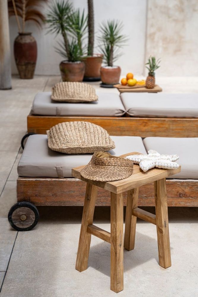 Stools - The Silla Stool - Natural - BAZAR BIZAR LIVING