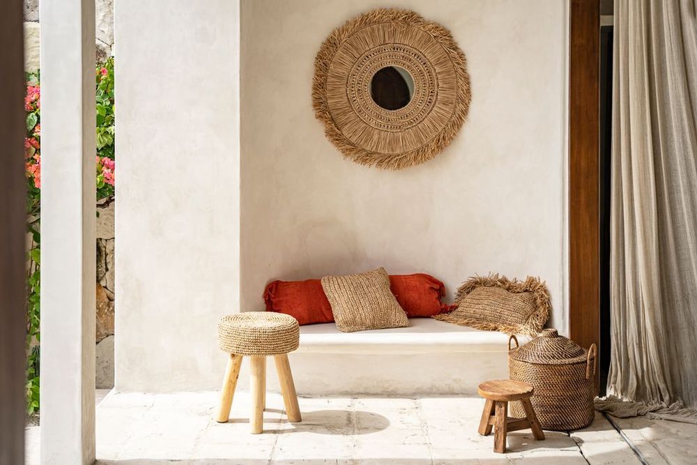 Storage boxes - The Colonial Handles Basket - Natural Brown - BAZAR BIZAR LIVING