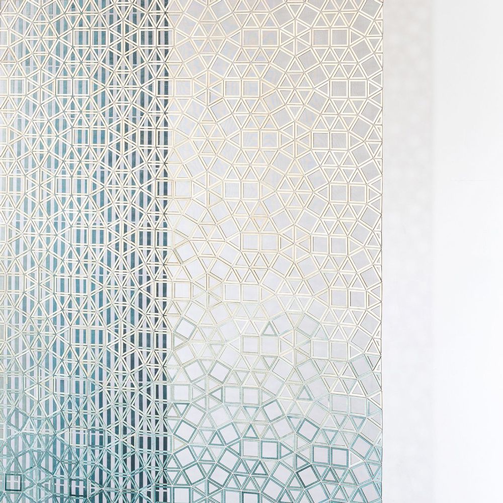 Pièces uniques - Écrans dégradés en bois et textile - ELISA STROZYK