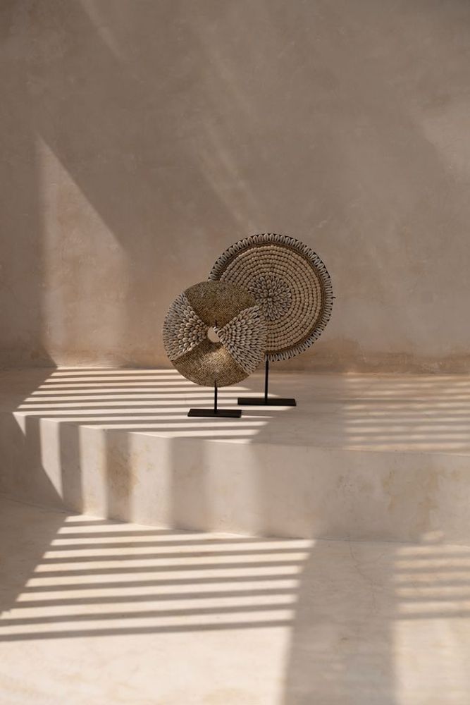 Objets de décoration - Le Panier Doh Nuts sur Stand - Naturel Blanc - BAZAR BIZAR LIVING