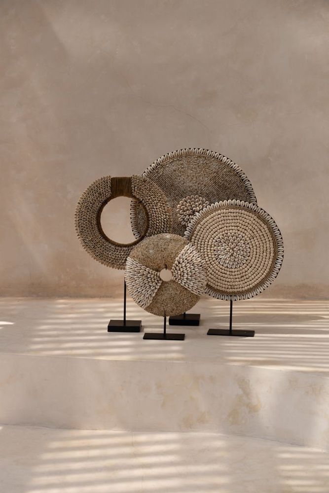 Objets de décoration - Le Panier Doh Nuts sur Stand - Naturel Blanc - BAZAR BIZAR LIVING