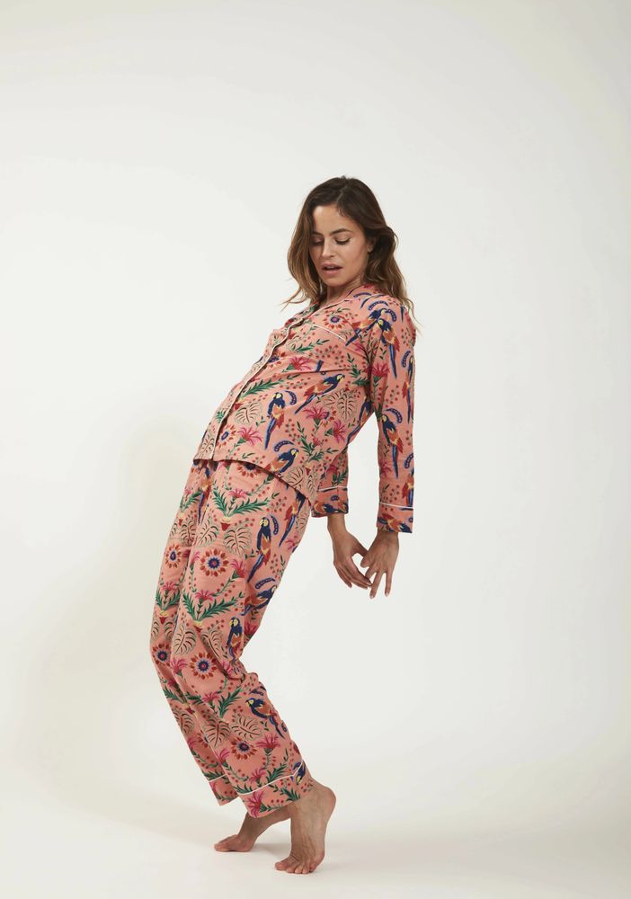 Homewear textile - PYJAMA LONG SET MANDU en coton - CURIOSITY LAB