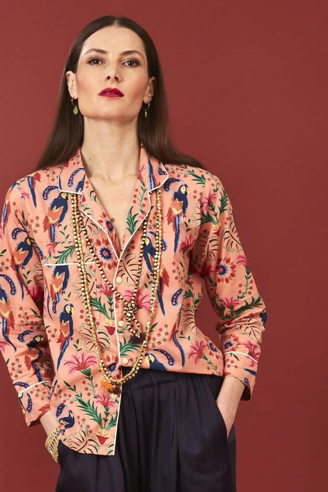 Homewear textile - PYJAMA LONG SET MANDU en coton - CURIOSITY LAB