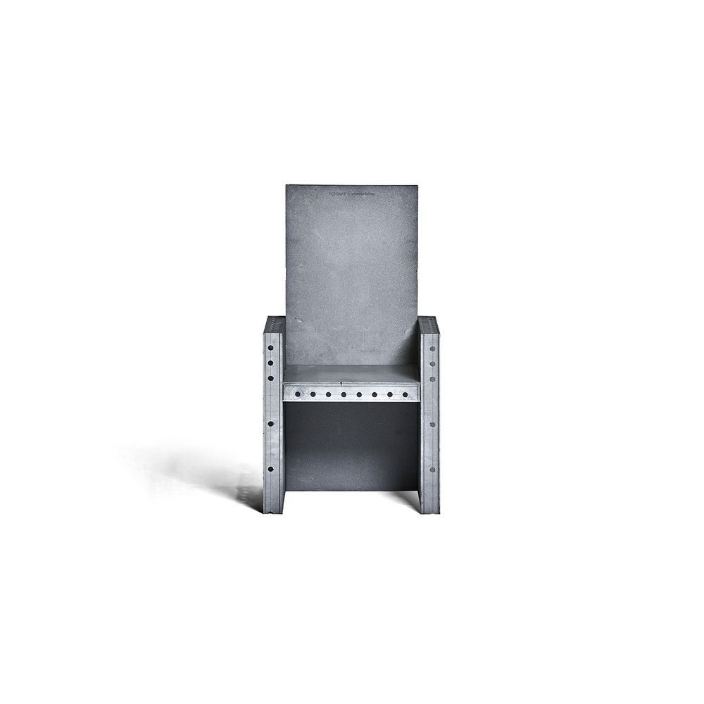 Chairs - Aged Form Dining Chair (Aluminum Formwork Series) - NICEWORKSHOP.