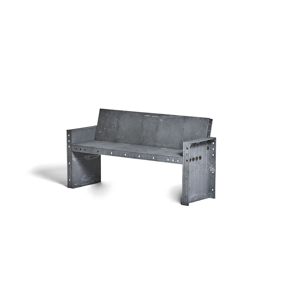 Benches - Aged Form Bench (ALUMINUM FORMWORK SERIES) - NICEWORKSHOP.