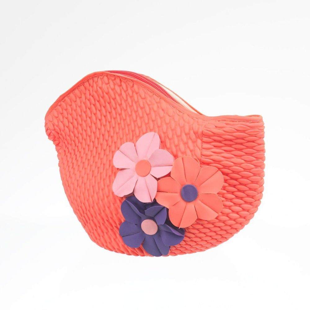 Bags and totes - Fuchsia Vintage 3 Flowers Swim Bag - KORES ACCESSORIES