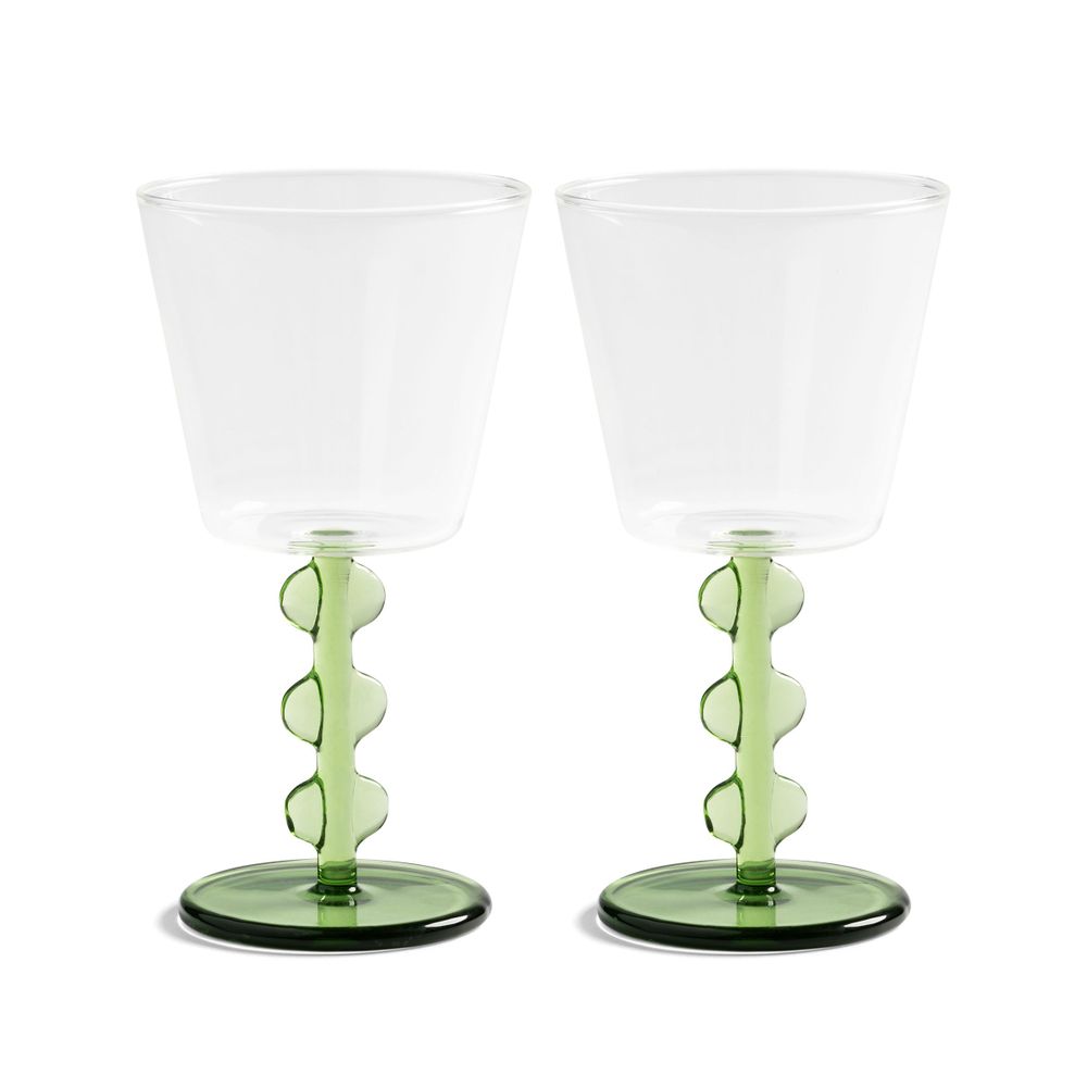 Verres - Set de 2 pétales de verre à vin - &KLEVERING