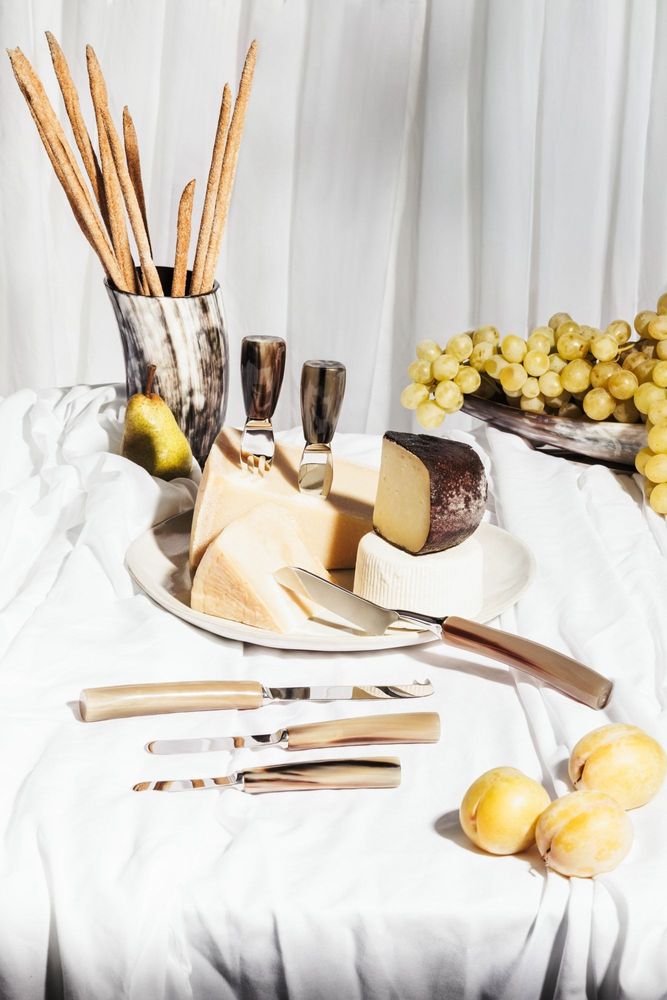 Gifts - Cheese Set | Natural Horn - ZANCHI 1952