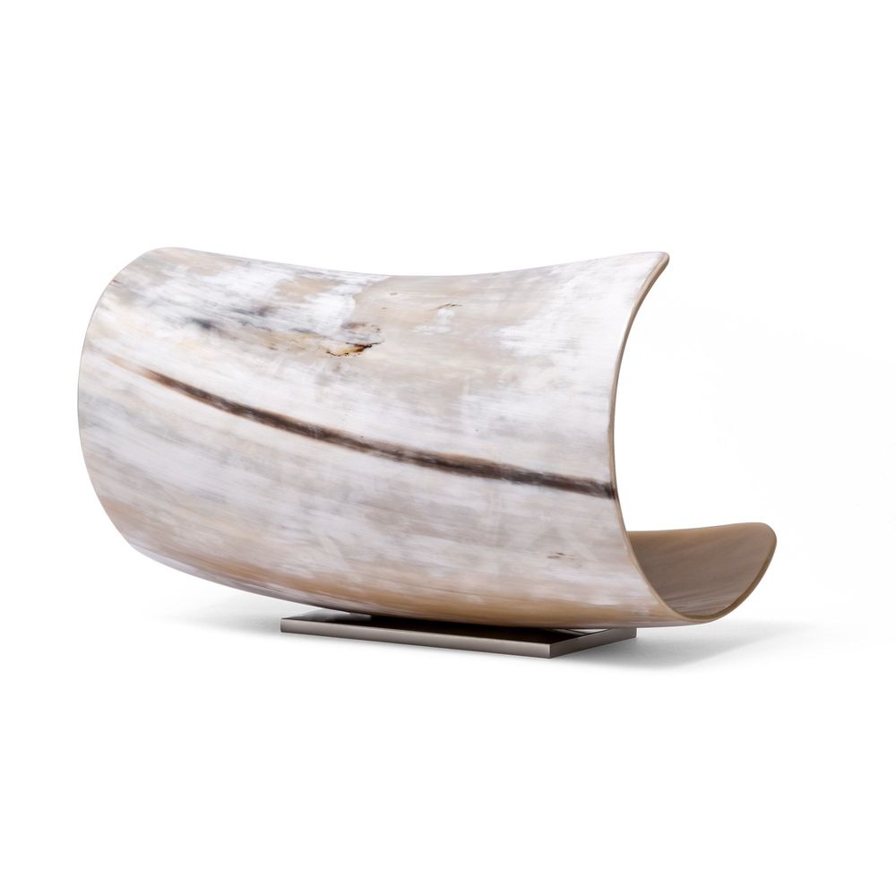 Design objects - Skyline Bowl | Natural Horn - ZANCHI 1952