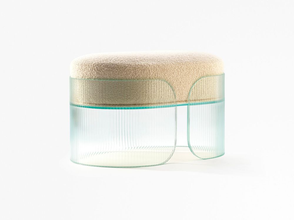 Poufs - Ottoman SUBLIME M - GLASS VARIATIONS X BINA BAITEL