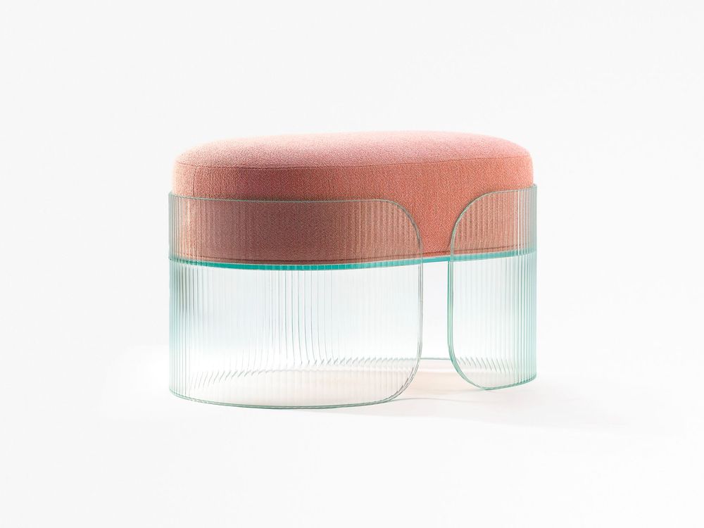 Poufs - Ottoman SUBLIME M - GLASS VARIATIONS X BINA BAITEL