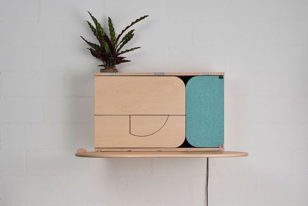 Bureaux - Tanama – Le bureau mural refermable - TANAMA