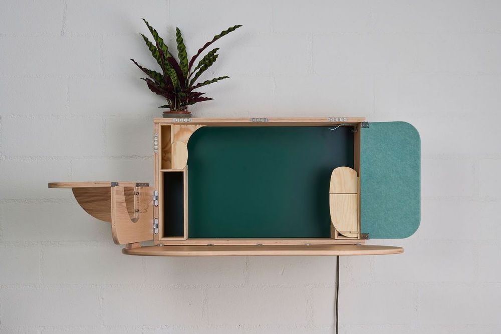 Bureaux - Tanama – Le bureau mural refermable - TANAMA