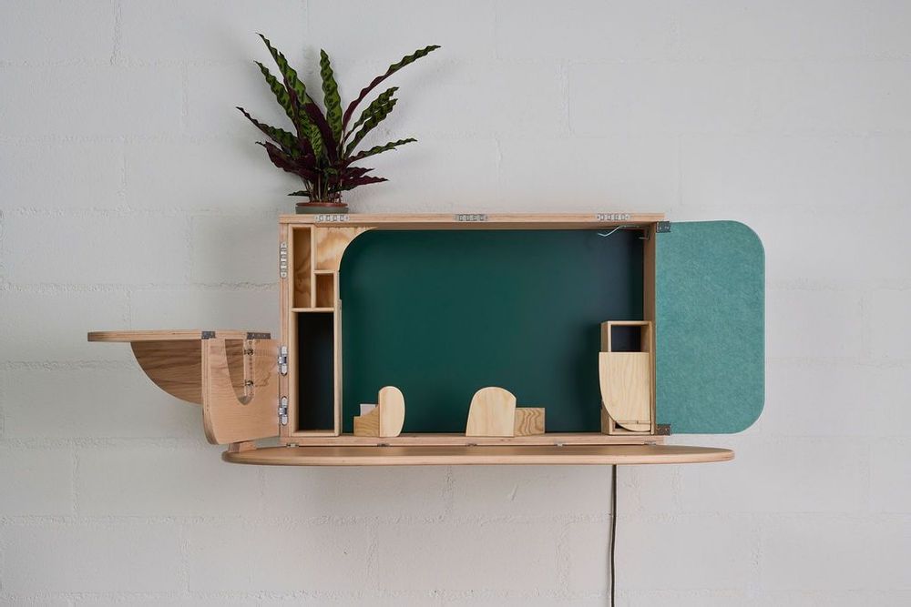 Bureaux - Tanama – Le bureau mural refermable - TANAMA