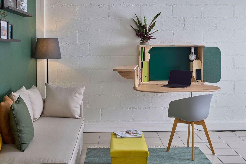 Bureaux - Tanama – Le bureau mural refermable - TANAMA