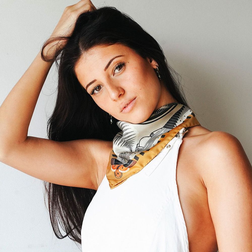 Scarves - Poetic fern scarf - PATRICIA LAUZES