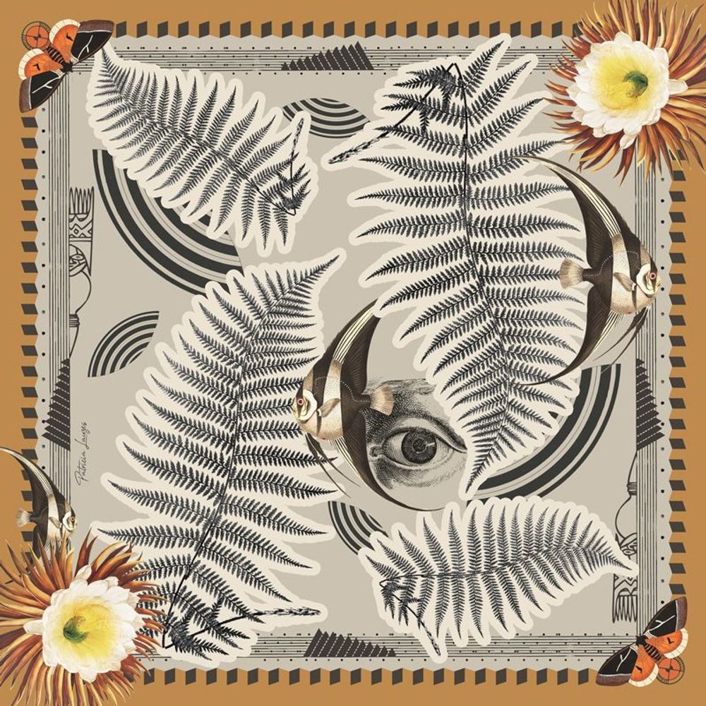 Scarves - Poetic fern scarf - PATRICIA LAUZES