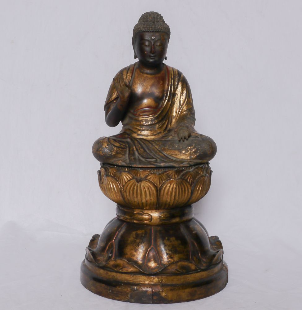 Sculptures, statuettes et miniatures - Bouddha Amida JP140 - THIERRY GERBER