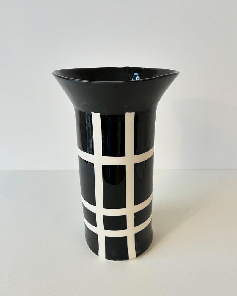 Céramique - Vase Noir&Blanc - FANNY LAUGIER PORCELAINE